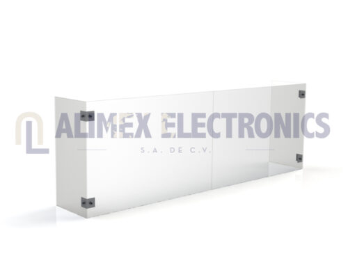 Protector en acrílico para oficina, cafetería, etc.